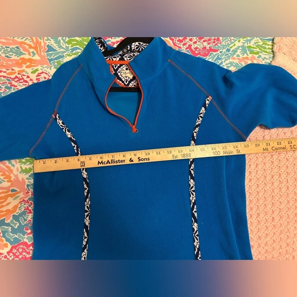 Hatley fleece zip up blue size large - Picture 4 of 4